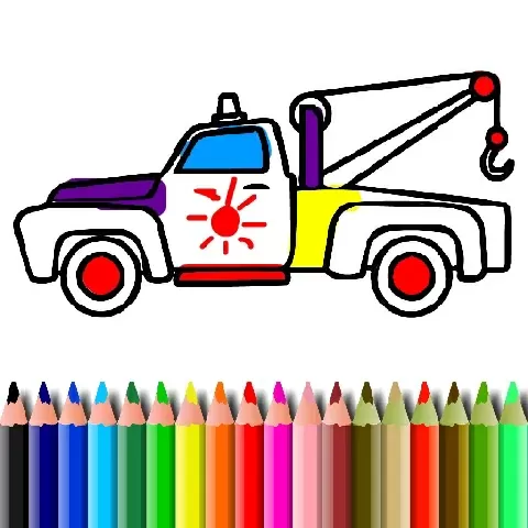 BTS Trucks Coloring